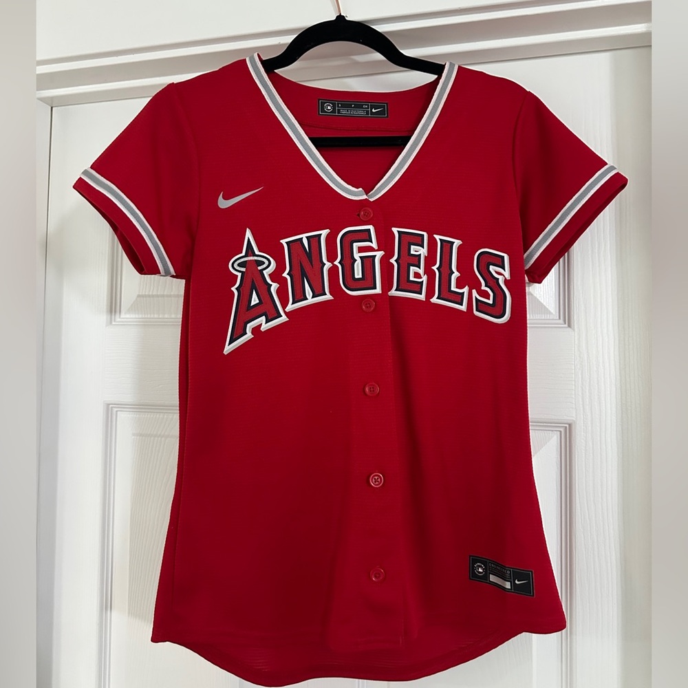 Women's Los Angeles Angels Nike Red Alternate Replica Team Jersey - S